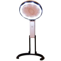 Levenhuk 120mm Zeno Desk D7 bordlup 2x/5x m/LED