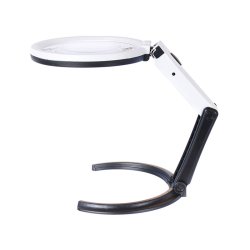 Levenhuk 138mm Zeno Desk D13 bordlup 1.8x/5x m/LED