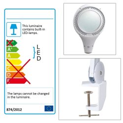 Astro Bordlup 127mm 2x Led lys